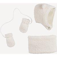 Sherpa Balaclava, Snood and Mittens Set