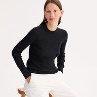 Crew Neck Jumper in Fine Rib Knit