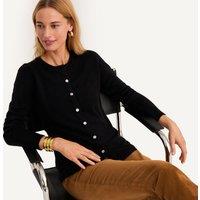 Crew Neck Cardigan in Ultra Soft Knit