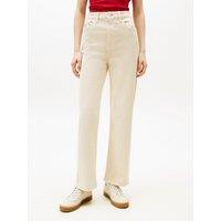 Slim Fit Trousers with High Waist