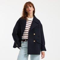 Signatures Anton Pea Coat in Wool Blend