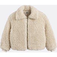 Short Fleece Coat with Zip For Full Winter