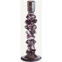 Qimera Candlestick in Hand-Blown Glass H35cm