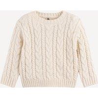 Chunky Cable Knit Jumper with Crew Neck