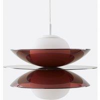Okara Ceiling Light in Plexiglass and Opaline Glass