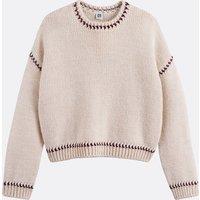 Chunky Knit Jumper with Crew Neck