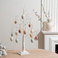Hanging Egg Decorations in Soft Touch Pastels (15pc)