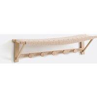 Kioto Wall-Mounted Coat Rack in Oak