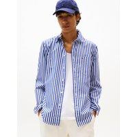 Striped Poplin Flex Shirt