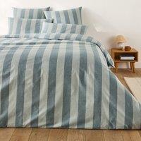 Tamori Grey-Green Duvet Cover in Cotton