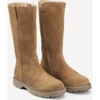 Kids Chunky Suede Boots