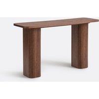 Latti Console Table in Walnut-Varnished Ash Veneer