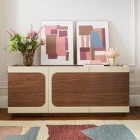 Galdo 3-Door Sideboard with Walnut Veneer
