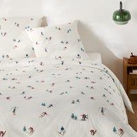 Tout Schuss Duvet Cover Set in 30% Recycled Cotton with Square Pillowcase
