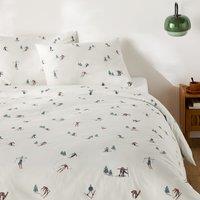 Duvet Cover Set in 30% Recycled Cotton with Rectangular Pillowcase.Tout Schuss