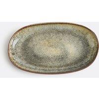 Azoia Glazed Stoneware Dish, 29.5 X 18cm