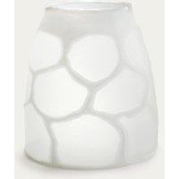 Arca Frosted Glass Vase, H28cm