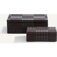 Set of 2 Rimba Boxes in Solid Mango Wood