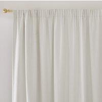 Coline Thermal Curtain in Linen with Gathered Braid