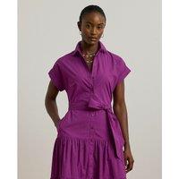 Ralila Midi Dress with Ruffle and Short Sleeves