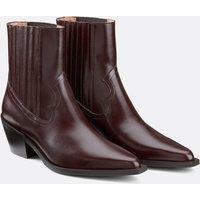 Leather Western Ankle Boots