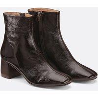 Patent Leather Ankle Boots