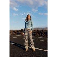 Paulina Printed Trousers with Wide Leg