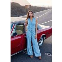 Perline Wide Leg Trousers