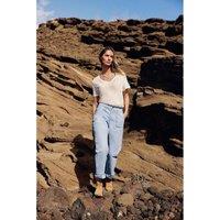 Marisol Stonewashed Jeans with Wide Legs