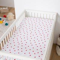 Scacco Baby's Fitted Sheet in Cotton For Mattress Height 17cm