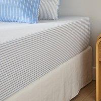 Edward Fitted Sheet in Cotton Percale, 30cm Flap