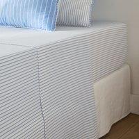 Edward Flat Sheet in Cotton Percale