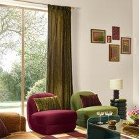 Susana Velvet Panne Curtain with Hidden Tabs