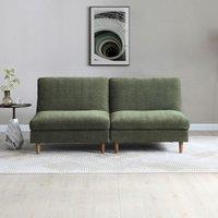 Sawyer Chenille 2 Seater Modular Click Clack Sofa Bed