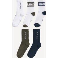 Pack of 5 Pairs of Slogan Socks