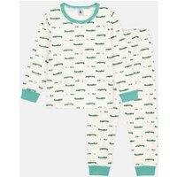 Children's Fleece Pyjamas in Crocodile Print