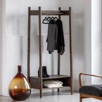 Hale Smoked Oak Open Wardrobe