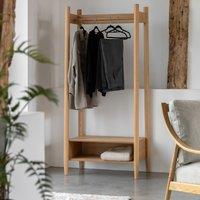 Hale Natural Oak Open Wardrobe