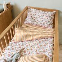 Yassia Baby's Fitted Sheet in Washed Cotton For Mattress Height 17cm