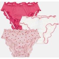 Pack of 3 Frilly Cotton Briefs