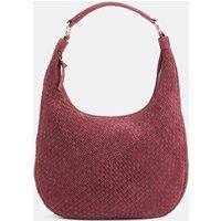 Shoulder Tote Bag in Braided Leather