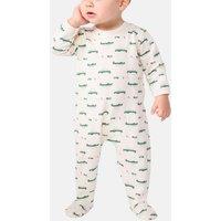 Baby's Pyjamas in Brushed Fleece with Opening At Back