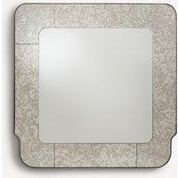 Oris Square Mirror with Antique Finish Glass Edge
