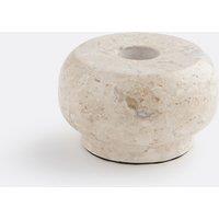 Ghama Travertine Candlestick H7cm