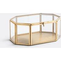 Uyova Glass and Brass Cabinet