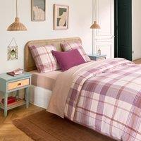 Dollon Brushed Cotton Checked Duvet Cover