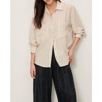 San Juan Striped Shirt with Back Button Fastening
