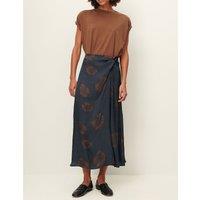 Gialla Flared Midi Skirt