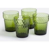 Set of 4 Jill Colourful Twisted Glasses