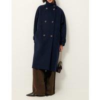 Bleeckett Wool Blend Coat, Mid-Length